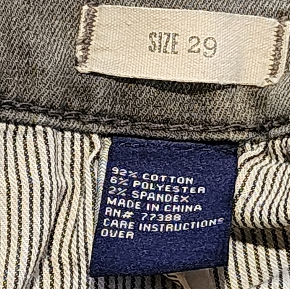 Madewell Skinny Skinny Ankle Jeans Thundercloud Gray Size 29 - Picture 11 of 13